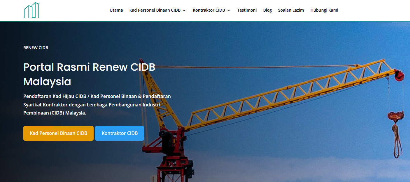 cara daftar kad hijau cidb renewcidb.com 1
